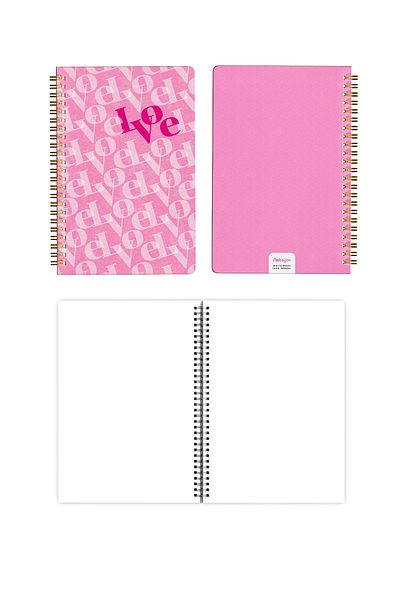 Notisyon A5 Spiral Unlined Notepad – 148 Pages – Daily, Lesson, Planning and School Notebook