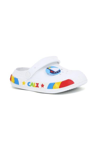 Calx Non-Slip Sole Soft Flexible Lightweight Daily Boy Cross Slippers with Ship Figure