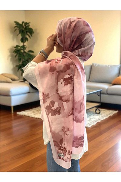 Baştacı Soft Batik 0347 Powder Shawl