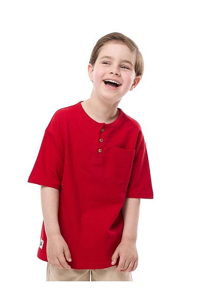 R&B Red BOYS T-SHIRT 2-8Y