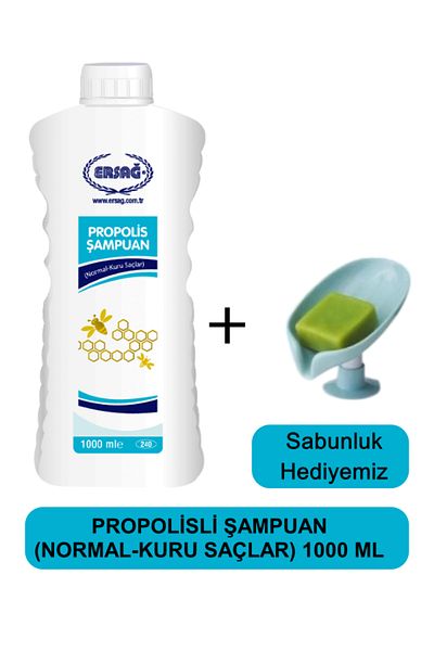 Ersağ Propolis Shampoo (Normal-Dry Hair) 1000 ml - Our Soap Dispenser Gift 240-03