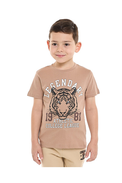 R&B Brown BOYS T-SHIRT 2-8Y