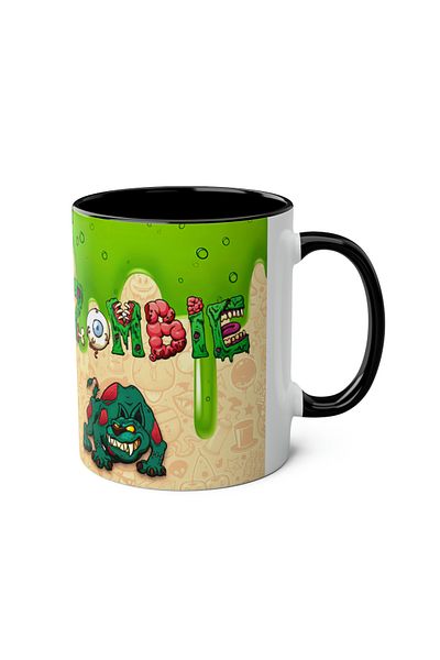 DUBLEMETRE Zombie Pattern Printed Mug