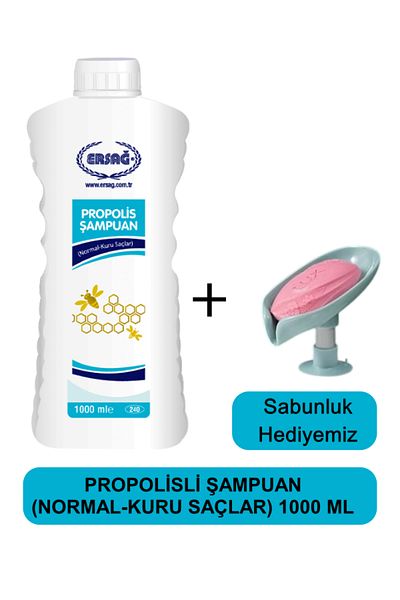 Ersağ Propolis Shampoo (Normal-Dry Hair) 1000 ml - Our Soap Dispenser Gift 240-06