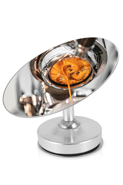 Omran Cart مرآة إسبريسو 70 مم مع قاعدة مغناطيسية قابلة للتعديل بزاوية 720 درجة