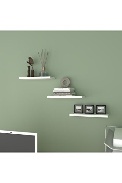 TUMBLERA Banliyö Uçan Raf 3 Adet Raf Duvar Rafı