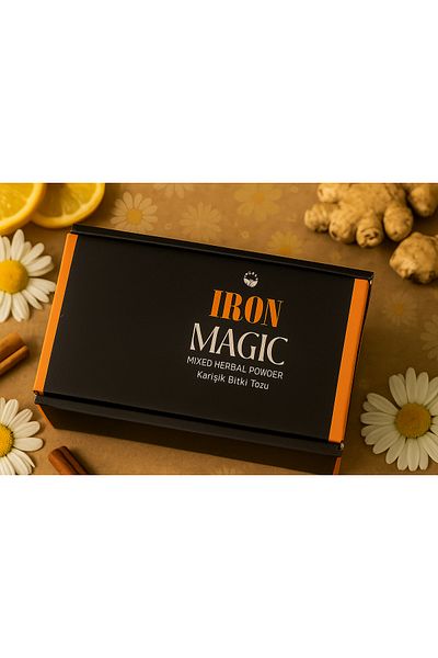 Erke Bitkisel Iron Magic Milk - Mixed Herbal Powder to Help Gain Weight 1 Month - Appetite Stimulant