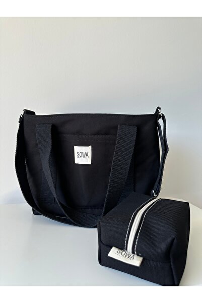 Sowa Collection 2'li Kanvas Çıtçıtlı Çanta Ayarlanabilir Çapraz Askılı Kadın ...