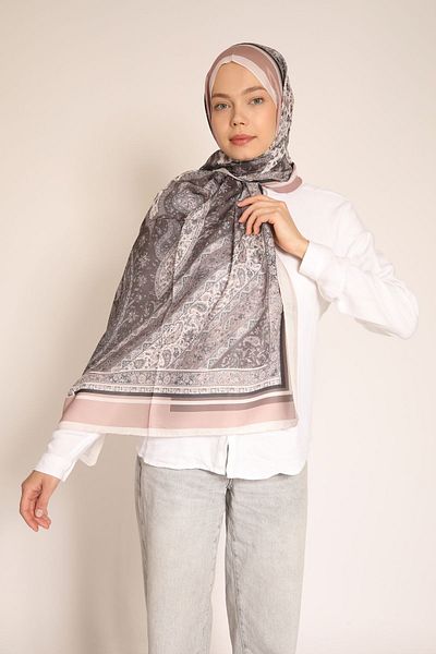 BERCHEM SCARF Ethnic Patterned Soft Fabric Shawl