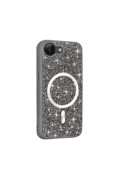 ZM STORE غطاء متوافق مع هاتف آيفون 16E من آبل بتصميم ماسي وخاصية M-safe وغطاء...