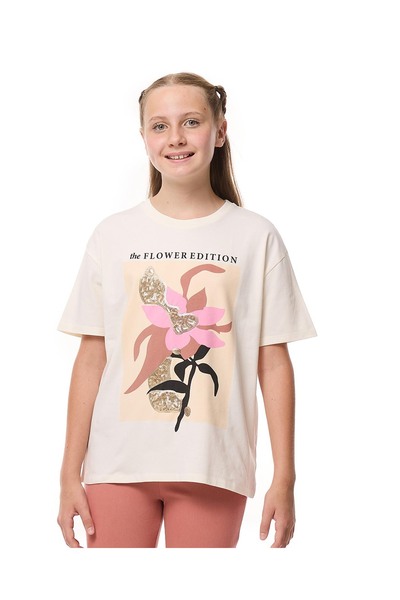 R&B تي شيرت بيج للبنات من عمر 8 إلى 16 سنة