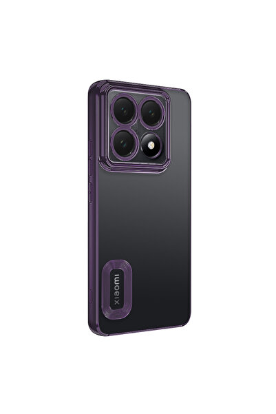 Ahlttiba غطاء متوافق مع هاتف شاومي 14T Pro مع حماية للكاميرا وشعار أوميغا