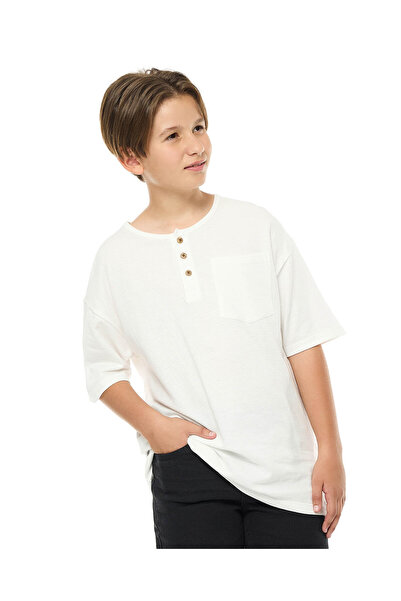 R&B Ivory BOYS T-SHIRT 8-16Y