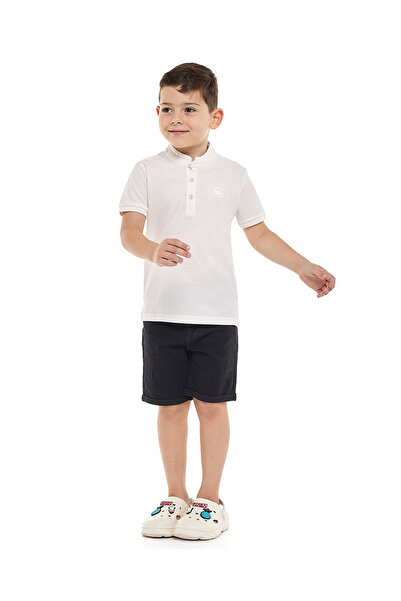 R&B شورت جينز أسود للأولاد من عمر 2 إلى 8 سنوات