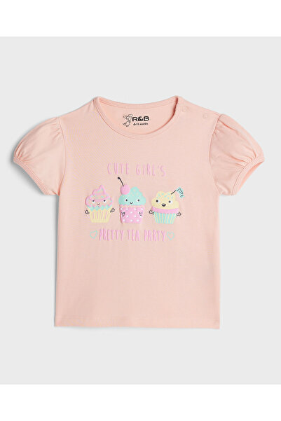 R&B Light Pink BASIC TEE 0-24M
