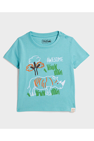 R&B Blue FASHION TEE 6-24M