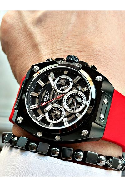 Ferrucci Original Design Watch with Functional Silicone Cord Men's Wristwatch Bracelet Gift
