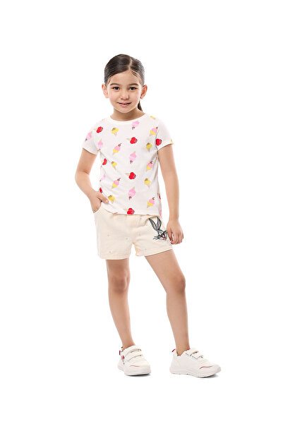 R&B Ivory GIRLS T-SHIRT 2-8Y