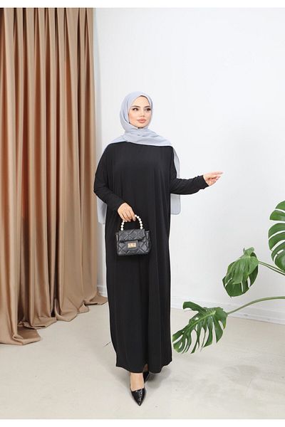 Afili Γυναικείο ίσιο κομμένο Hijab Ferace – Άνετο και κομψό φόρεμα