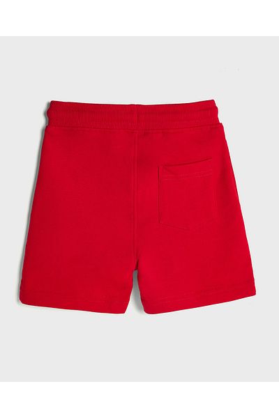 R&B Red KNIT SHORTS BASIC 0-24M