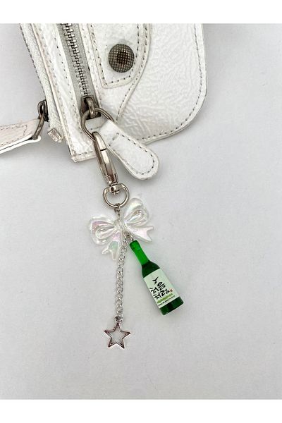 Pinky Lady Green Bottle Bag Accessory