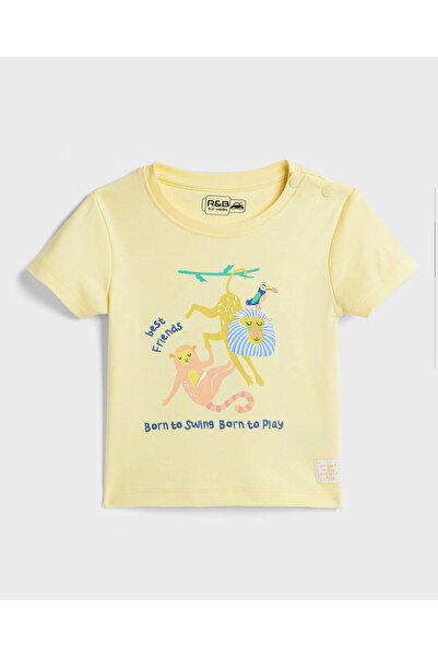 R&B Yellow FASHION TEE 6-24M