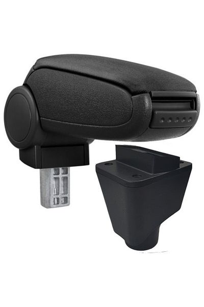DELUXETUNING Car armrest compatible DACIA SANDERO 2008-2012 Textile material Black