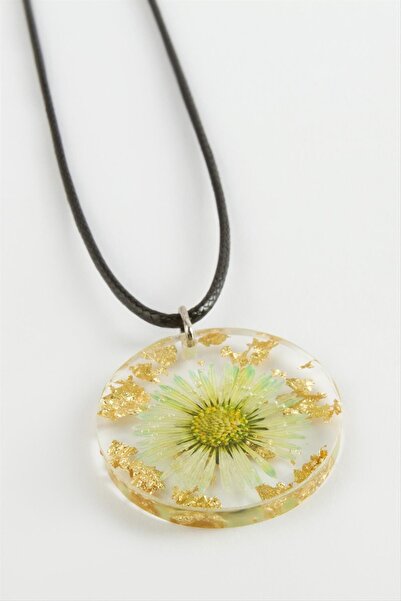 Angel Of Life Daisy Epoxy Necklace