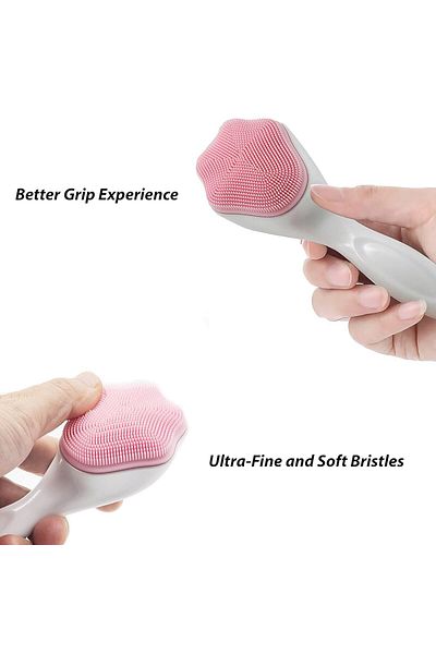 MELLA Miele Silicone Facial Scrub Brush - Pink