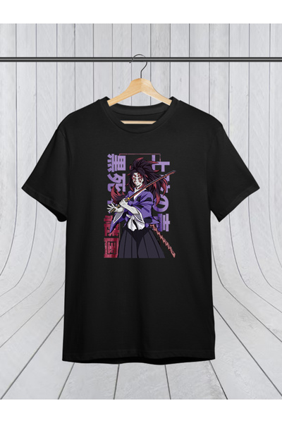 donamod Tricou cu imprimeu Demon Slayer 100% bumbac
