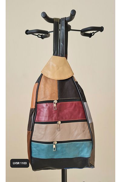 Luvili Bag Real Leather Backpack and Shoulder Bag |   Monkey Bag (Large Size)