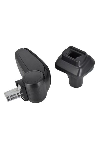 DELUXETUNING Dedicated car armrest FORD CONNECT 2002-2020, black, imitation leather