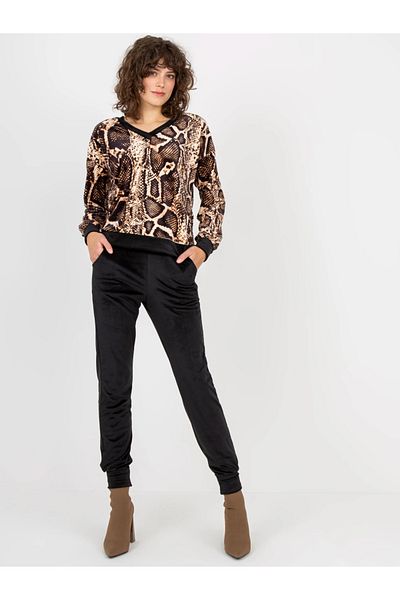 UniqueStore.ro Velvet Tracksuit With Snake Print
