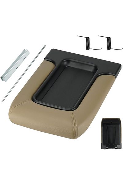 GM Youxmoto Center Console Lid Armrest Cover for Chevy Silverado 1500 2500 3500 HD 2001-2006; Avalanche