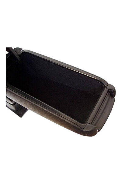 DELUXETUNING Car armrest Ford C-MAX 2003-2010, black, imitation leather