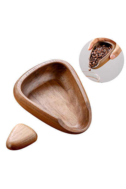 Omran Cart كوب خشبي لمعايرة الإسبريسو - وعاء حبوب، صينية معايرة ومعايرة للقهو...