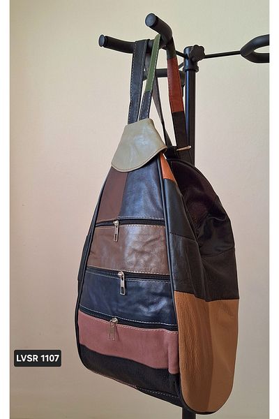 Luvili Bag Real Leather Backpack and Shoulder Bag |   Monkey Bag (Large Size)