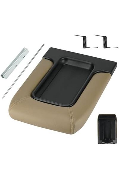 GM Youxmoto Center Console Lid Armrest Cover for Chevy Silverado 1500 2500 3500 HD 2001-2006; Avalanche