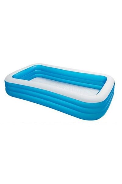 OEM Inflatable Rectangular Pool 305 x 183 x 56 cm, Blue BRT-0139