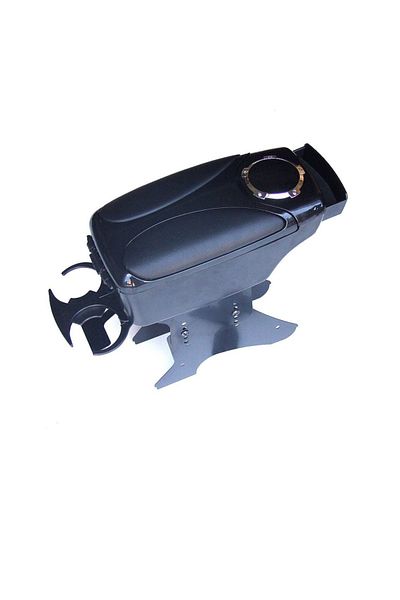 DELUXETUNING Car Armrest With Universal Support, Black, Length 30 cm
