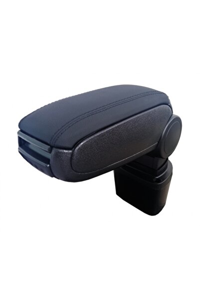 DELUXETUNING Car armrest Nissan Juke 2010-2019, black, imitation leather