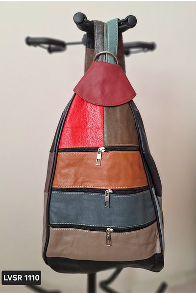 Luvili Bag Real Leather Backpack and Shoulder Bag |   Monkey Bag (Large Size)