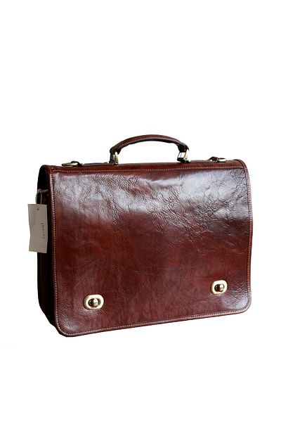 UTIL LAND FASHION Briefcase, laptop holder, made of genuine cowhide leather S111