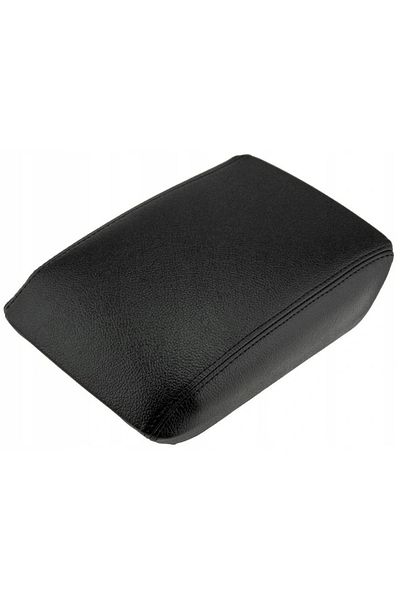 DELUXETUNING Armrest cover compatible with Audi A4 B8 2008-2015, Audi A5 2010-2017, black color, eco-leather