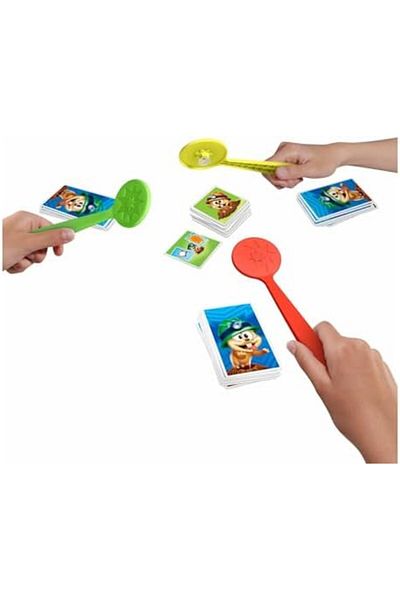 Mattel Games Whac-A-Mole Match-A-Mole Kids Card Game With Mole Smackers For 5 Year Old & Up