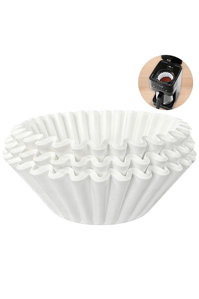 Omran Cart W-250mm Wave Coffee Filters 100 Count, Eco-Friendly for Chemex 6–10-12 Cup Brewers