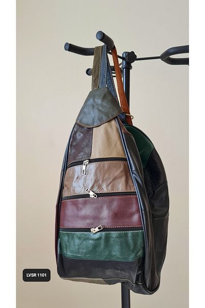 Luvili Bag Real Leather Backpack and Shoulder Bag |   Monkey Bag (Large Size)