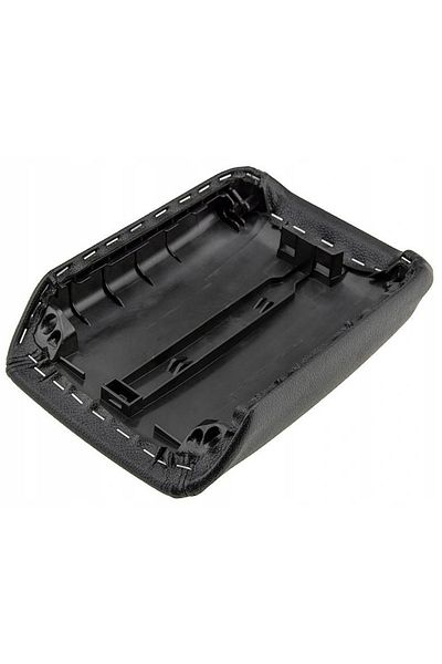 DELUXETUNING Armrest cover compatible with Audi A4 B8 2008-2015, Audi A5 2010-2017, black color, eco-leather