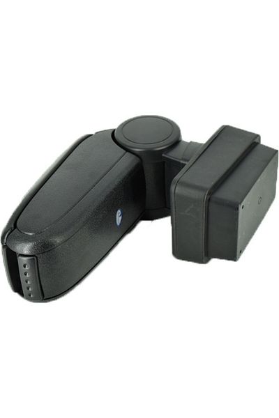 DELUXETUNING Car armrest Skoda Fabia III 2015->, black, eco-leather