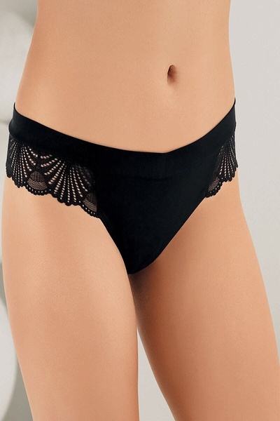 Şahinler Women's Cotton Side Lace Embroidered 6 Pack Panties